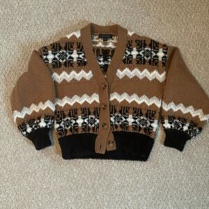 Ann Taylor FairIsle Cardigan XXS